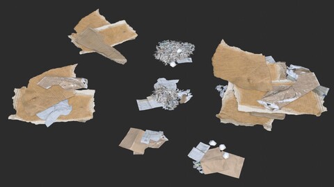 Paper Debris Set 1