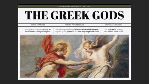 Apollo Procreate Kit | The Greek Gods Collection