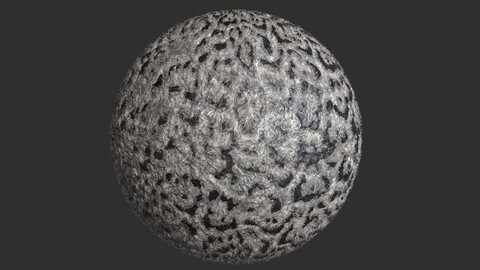 Snow leopard Fur Pbr 4k Texture