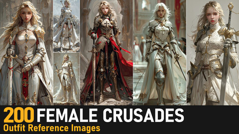 Female Crusades|4K Outfit Reference Images