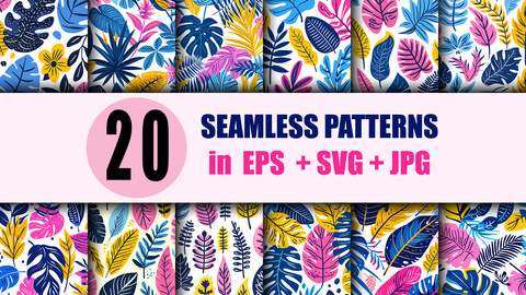 20 Bundle Seamless Patterns