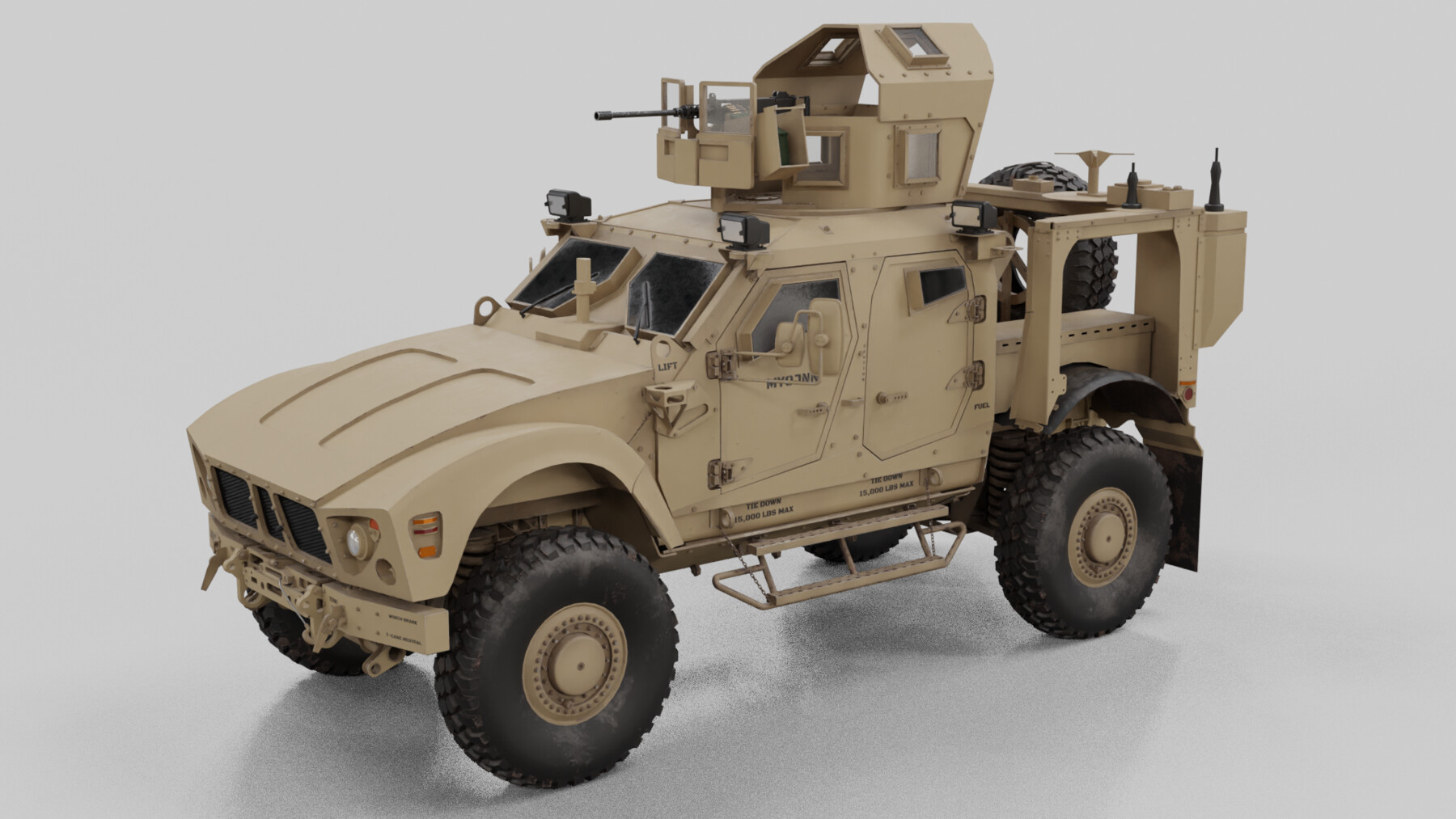 ArtStation - MRAP US ARMY Oshkosh M-ATV | Game Assets