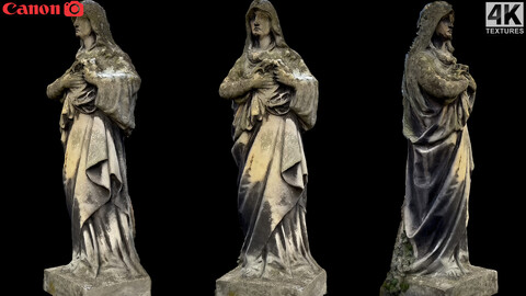 graveyard old sculpture front part photogrammetry