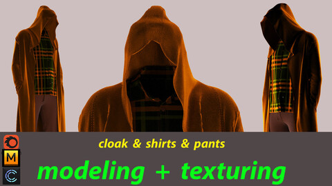 Cloak & pants & shirts