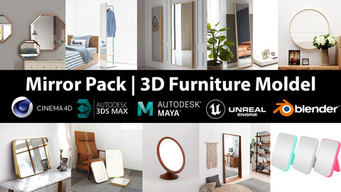 Mirror Pack | 10 Models furniture