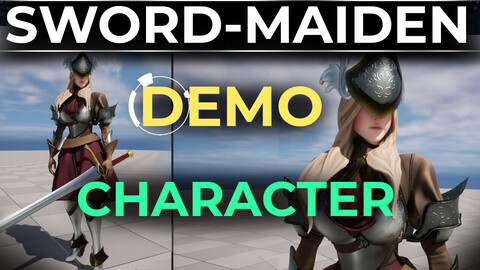 UE5: Sword-Maiden (Demo Character)