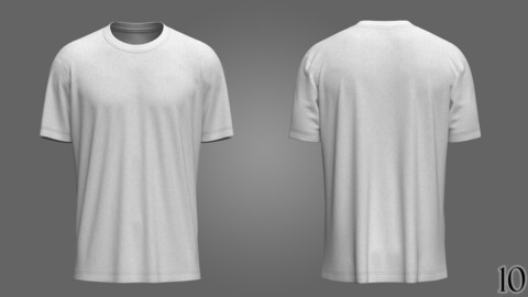 Men's Regular Fit T-Shirt 3D Model