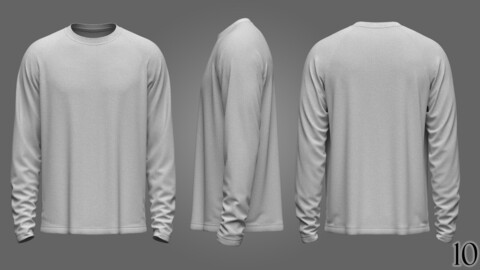 Men's Reglan T-Shirt 3D Model