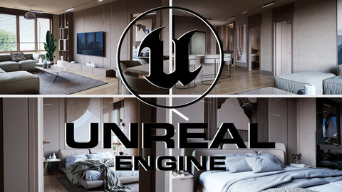 Unreal Engine 5 Interior Visualization (GPU Lightmaps)