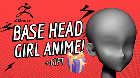 Base Head Female anime + GIFT