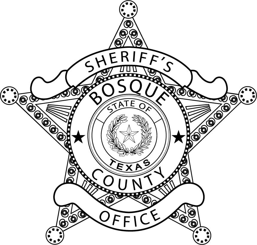 ArtStation - Bosque County Sheriffs office law enforcement badge, black ...