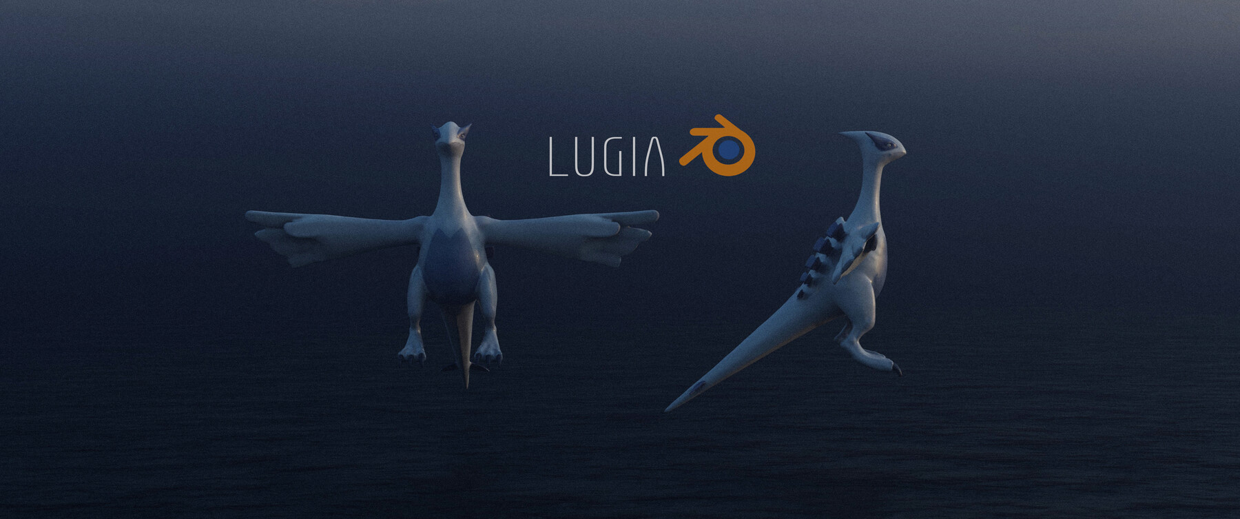 ArtStation - Lugia rigged 3D model | Game Assets