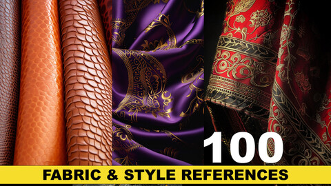 100 Fabric & Style Reference Images