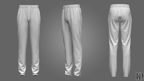 Mens Jogger 01 3D Model