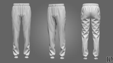 Mens Jogger 02 3D Model