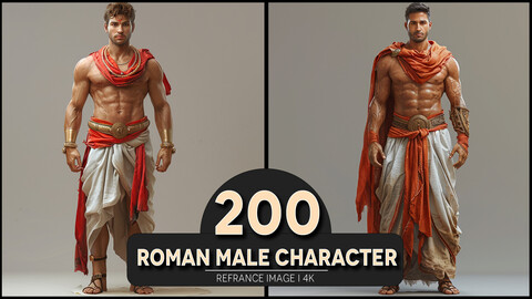 Roman Male Character 4K Reference/Concept Images