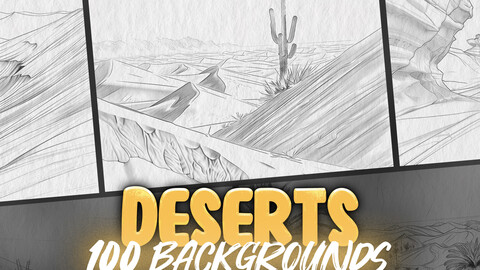 100 Procreate Deserts Backgrounds | Procreate Dunescape Stamps | Procreate Wasteland | Procreate Desert Sketches | Procreate Desert References | Procreate Dunes Sketches | Procreate Manga Backgrounds for Comic Book | Procreate Comics | Procreate Brushes