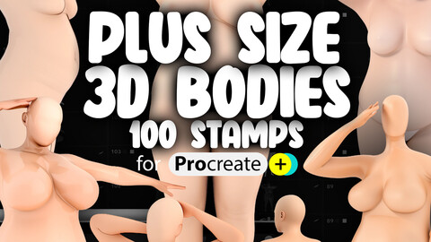 100 Procreate Old Ladies 3D Bodies Stamp Brushes | Procreate Old Female Character Poses Stamps | Procreate Old Women Stamps | Procreate Dual Colors Stamps Brushes | Procreate Brushes | Procreate Body Poses Stamps Brushes