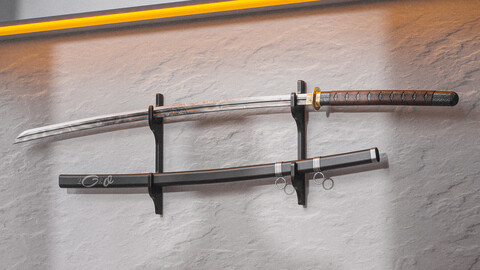 Katana Zoro PBR Sword