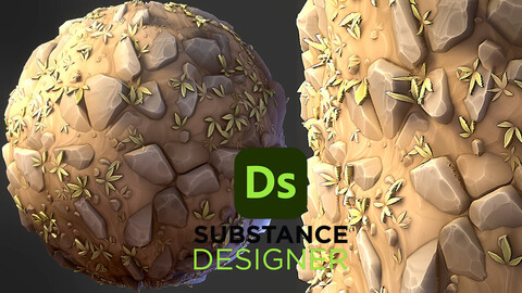 Stylized Rocky Ground - Substance 3D Designer