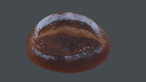 food_0009_Bread_ yeast bread (Photogrammetry,3Dscan,photoscan)