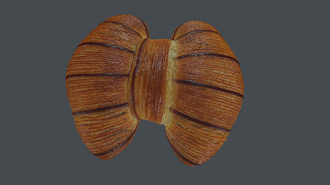 food_0012_Bread_ Ribbon Chocolate Bread (Photogrammetry,3Dscan,photoscan)