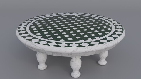 Round Marble Table