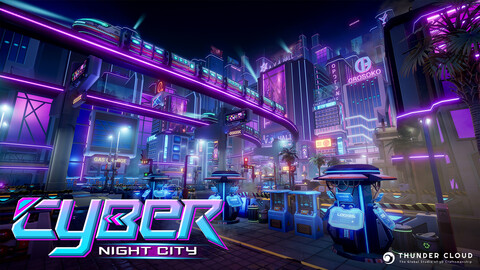 Cyber Night City Asset Pack