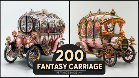 Fantasy Carriage 4K Reference/Concept Images