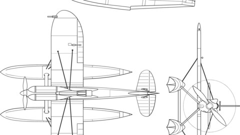 Supermarine S-6B-svg vector file