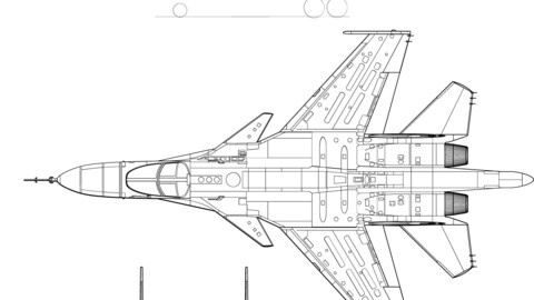 Sukhoi Su-34-svg vector file