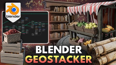 Blender 4 Geo Stacker