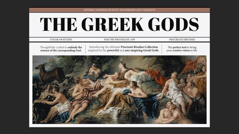 Artemis Procreate Kit | The Greek Gods Collection