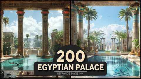 Egyptian Palace 4K Reference/Concept Images