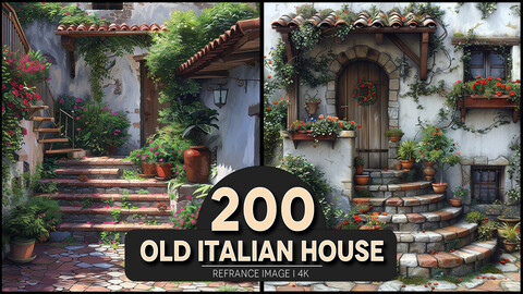 Old Italian House 4K Reference/Concept Images