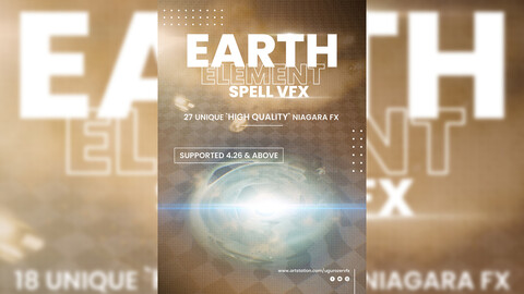 UE | Earth Element - Spell VFX Pack