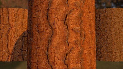 2K Seamless Bark Material Pack