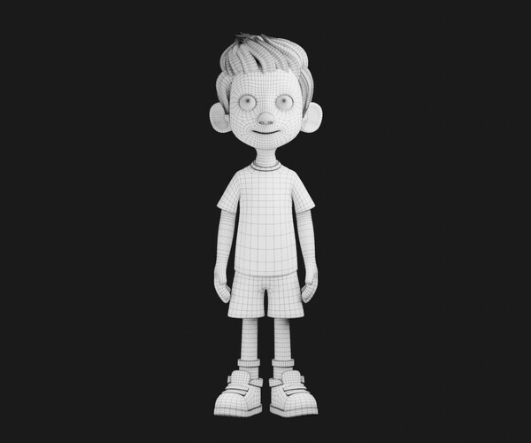 ArtStation - Boy with Texture | Resources