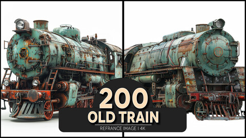 Old Train 4K Reference/Concept Images