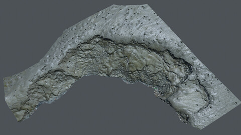 Terrain_0013_foreshore_Mud_ground (Photogrammetry,3Dscan,photoscan)