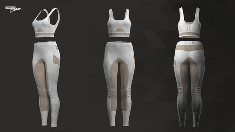 Women Sport Wear - 100 Marvelous Designer and Clo3D