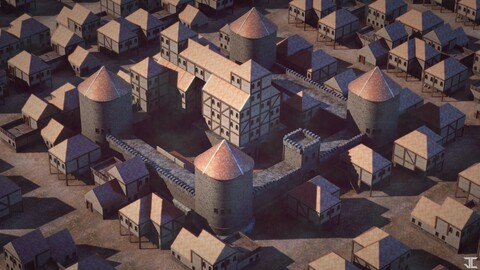 Asset Pack Vol 5 - Western Stone Castle