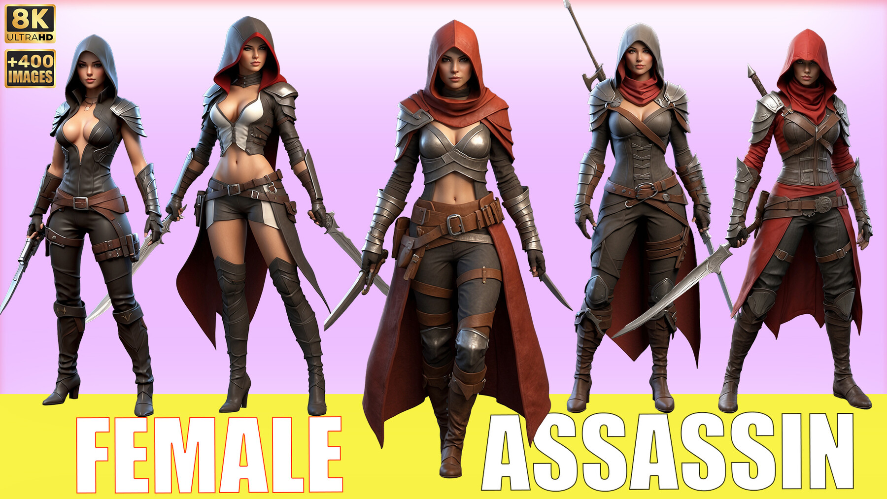 Artstation Female Assassin 7k Reference Images Artworks