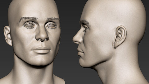 cillian murphy - Head - Basemesh