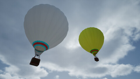 Hot Air Balloon Unreal engine 5