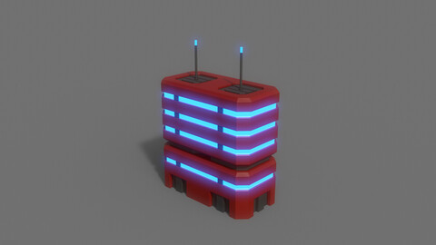 PBR Sci-Fi Building A23