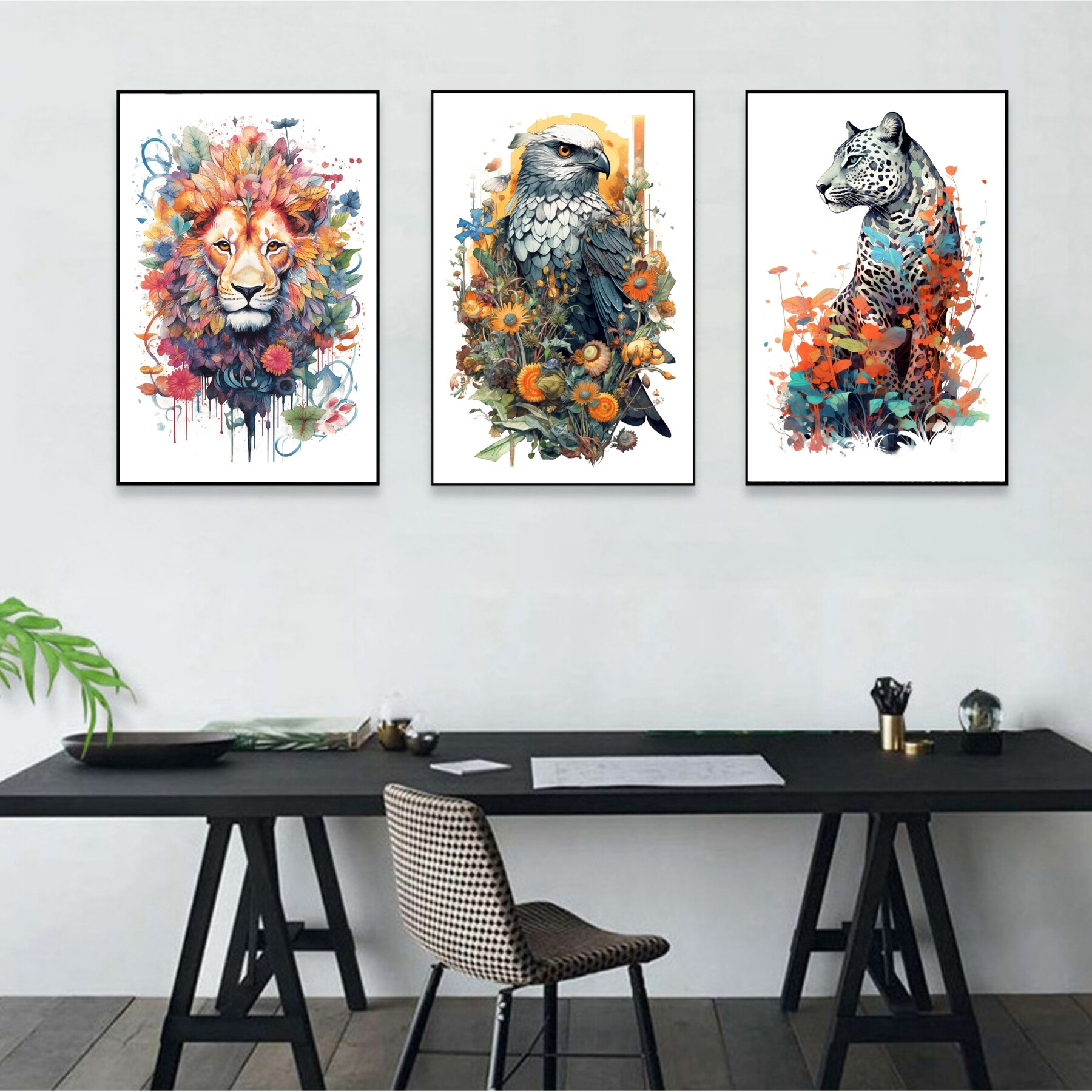 ArtStation - Abstract Print, Animals Wall Art, Flowers Artwork ...