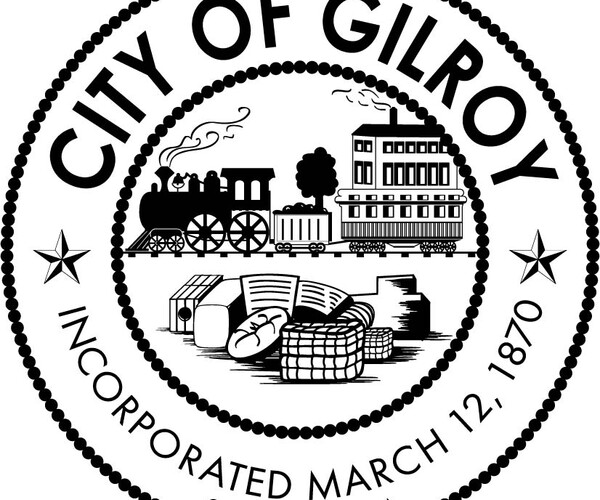 ArtStation - Seal of Gilroy California Vector File Line art vector ...