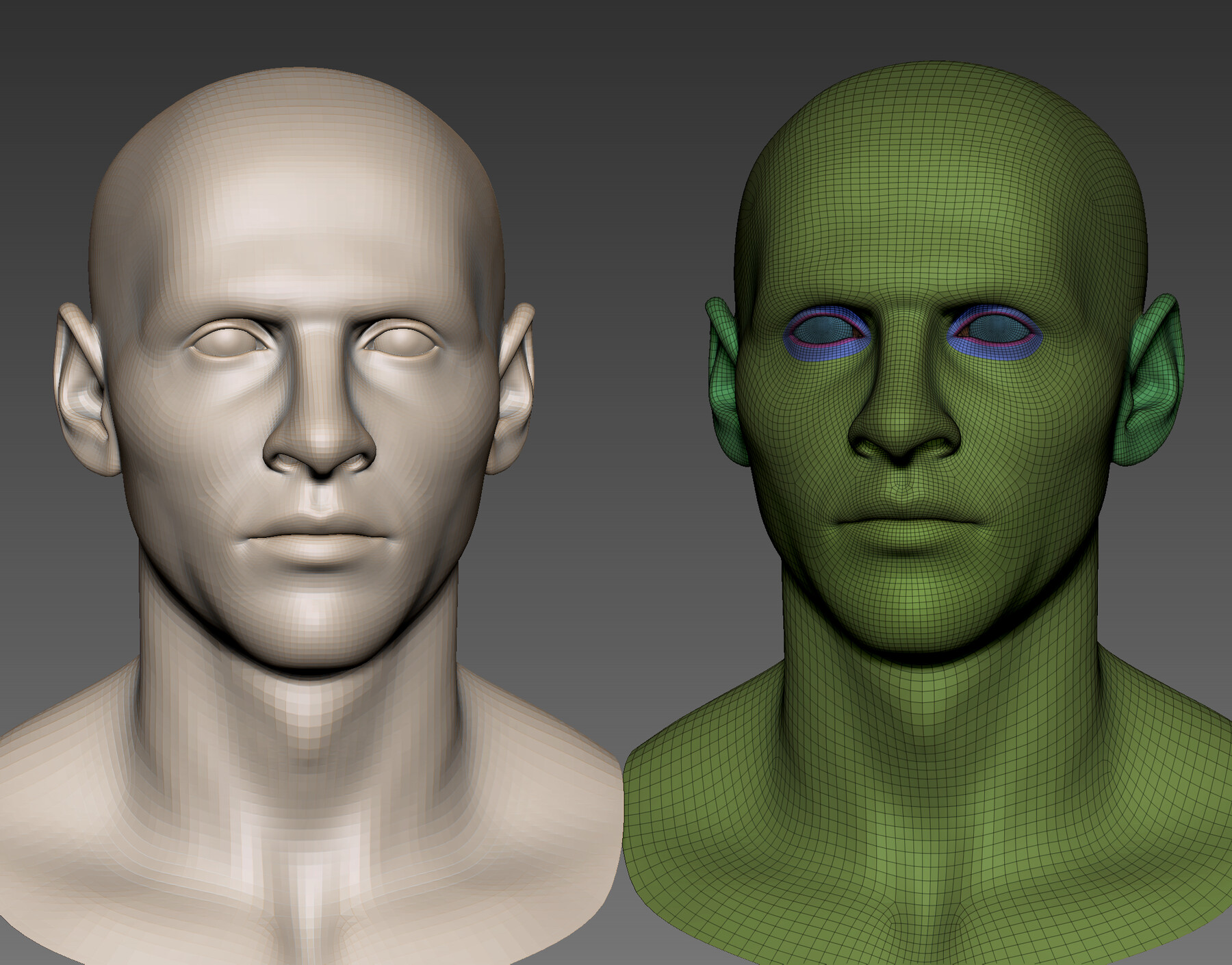 ArtStation - Lionel Messi - Head - Basemesh | Resources