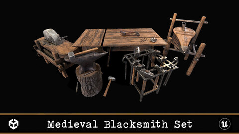 Medieval Blacksmith Set